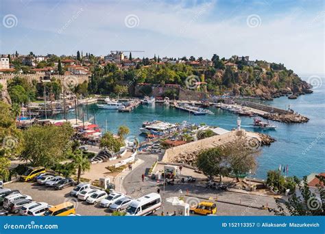 Port In Antalya Old Town Turkey Editorial Photography Image Of