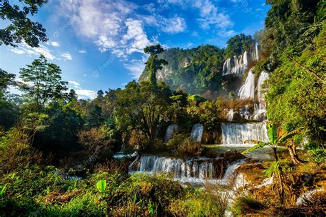Premium Photo Thi Lo Su Waterfall Forest Landscape Thailand