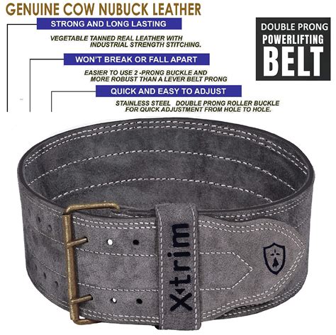 Xtrim Dura Belt Competition Standards Long Lasting Durable Real Leather