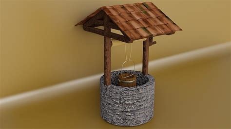 Water Well 3d Model Cgtrader