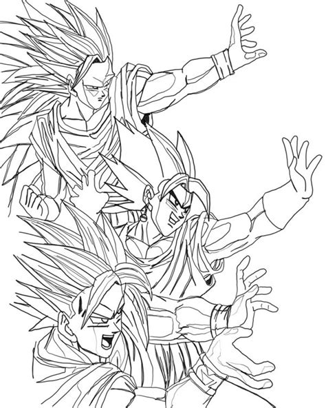 Awesome Dragon Ball Z Coloring Page Kids Play Color