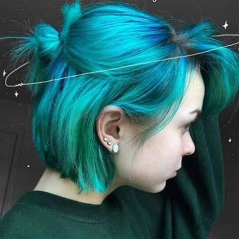 Pin By Kinsey On Cool Hair Dyed Hair Short Blue Hair Hair Dye Colors