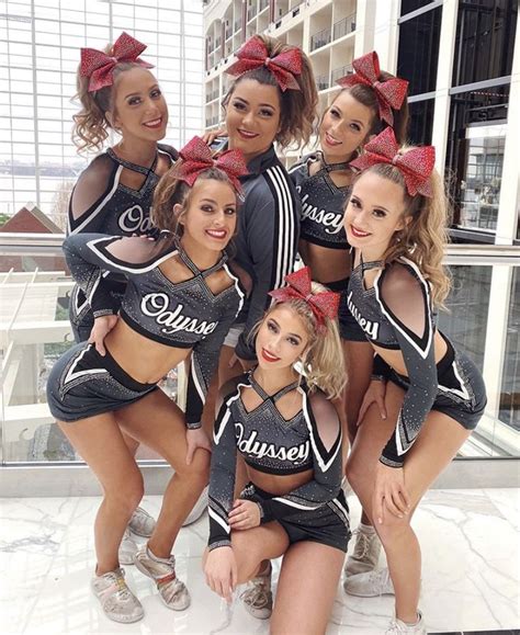 𝐰𝐜 𝐨𝐝𝐞𝐬𝐬𝐲 All Star Cheer Uniforms Cheer Picture Poses Cute Cheerleaders