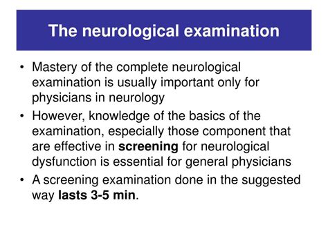 Basic Neurological Assessment