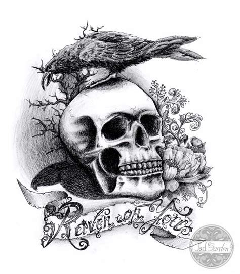 Voir plus d'idées sur le thème dessin tete de mort, tête de mort, dessin. Dessin De Tatouage De Tete De Mort - Tatouage