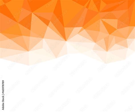 Geometric Orange And White Abstract Vector Background For Use In Design