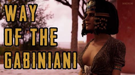 Assassin S Creed Origins Way Of The Gabiniani Main Quest YouTube