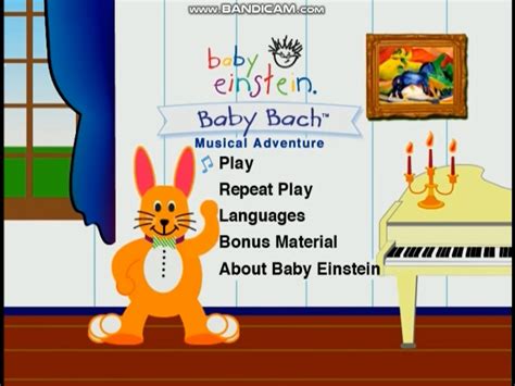 Baby Bach Dvd Menu The True Baby Einstein Wiki Fandom