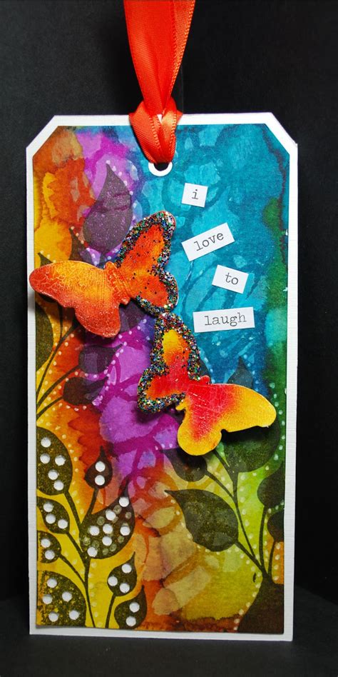 Eileens Crafty Zone Ecoline Inks Dylusions Stamps And A Tim Holtz
