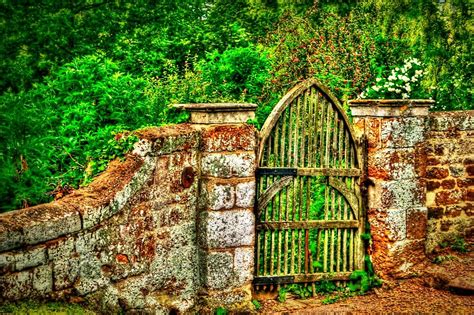 The Old Garden Gate Hdr By Vicki Field Redbubble