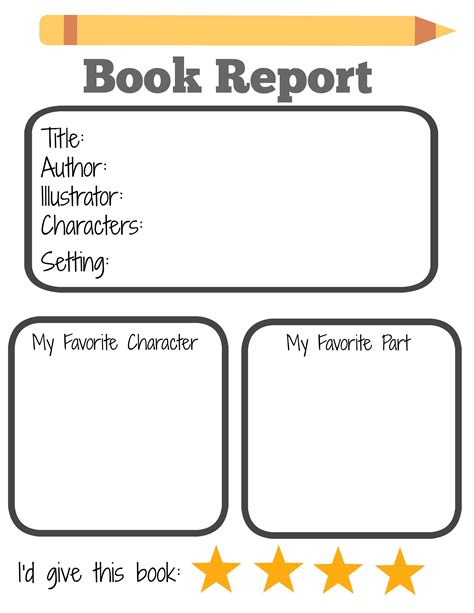 Book Reviews For Kids Kids Book Club Book Report Templates