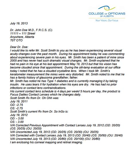 Sample referral cover letter referrl shoulderbone mla format. 10+ Sample Referral Letters - Writing Letters Formats ...