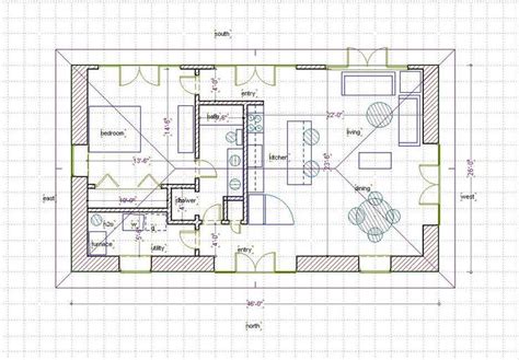 Straw Bale House Plan 660 Sq Ft Dream House Pinterest