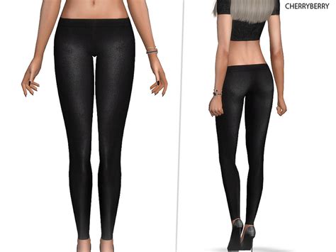 The Sims Resource Faux Leather Leggings