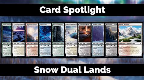 Mtg Modern Card Spotlight Kaldheim Snow Dual Lands Magic The