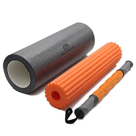 Foam Roller 3 In 1 Trigger Point Roller With Muscle Massage Stick For