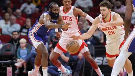 Player Grades James Harden Returns But Sixers Tripped Up By Rockets