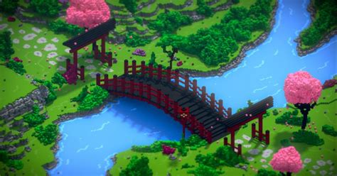 Japanese Bridge Minecraft Japanese House Minecraft Garden Minecraft Bridges