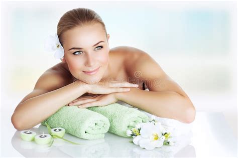 Beautiful Woman At Spa Stock Image Image Of Calm Complexion 85502107