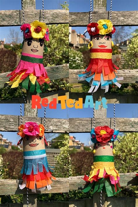 Toilet Paper Roll Pinatas For Cinco De Mayo Red Ted Art Kids Crafts