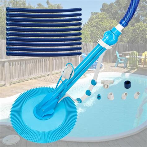 Swimming Pool Cleaner Clean Vacuum Automatic Suction Set In Ground