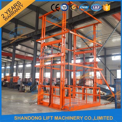 Heavy Load Electric Warehouse Cargo Lifts Elevator With Ce China