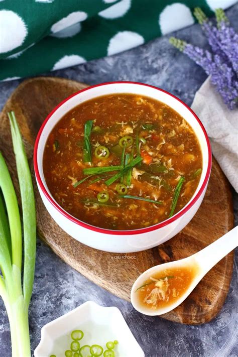 15 Minute Chinese Hot And Sour Soup Chili To Choc