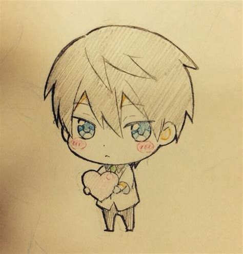 Sketch Chibi Cute Anime Boy Drawing Drawing Of A Cute Boy Step By