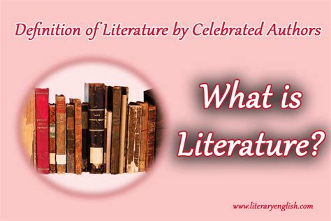 Definition Of Literature Literary English