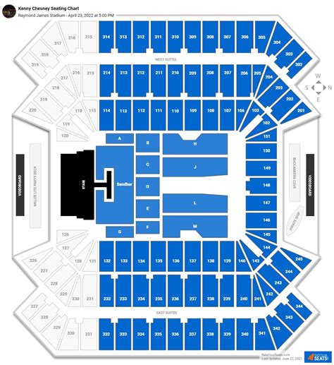 Raymond James Stadium Concert Seating Chart