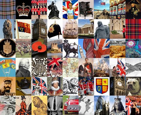 Britishness A Collage Of Distinctly British Icons Symbols Flickr