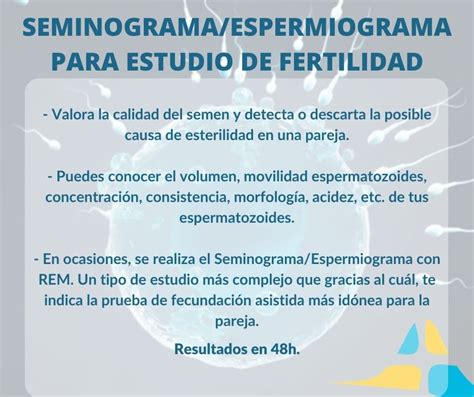 Seminograma Espermiograma Hospital de Día