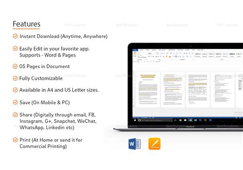 Organizational Change Management Plan Template In Word Apple Pages