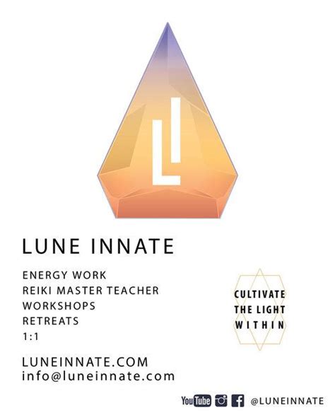 Lune Innate Energy Work Energy Work Reiki Reiki Master