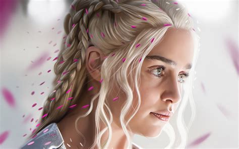 Game Of Thrones Daenerys Targaryen Artwork Hd Tv Show