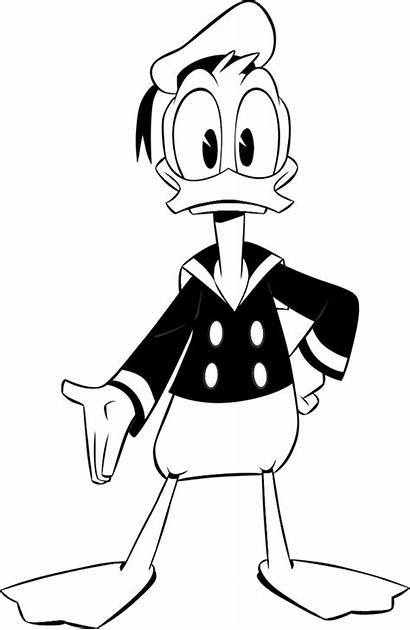 Ducktales Duck Coloring Donald Clipart Transparent Wiki