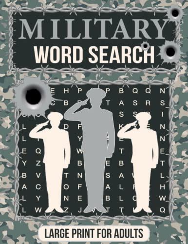 Military And Armed Forces Word Search For Adults Large Print Word Find