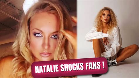natalie gets mixed reactions after sharing her new modeling shots youtube