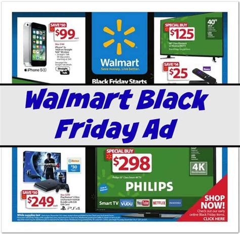 Walmart Black Friday Ad Tv Deals