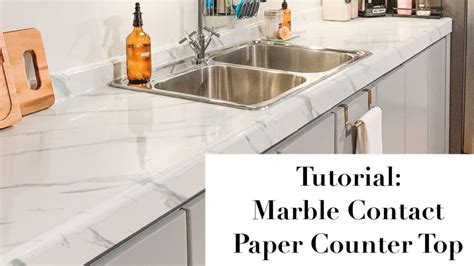 Tutorial Marble Contact Paper Counter Top YouTube
