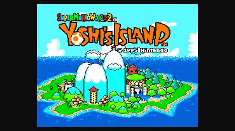 Super Mario World 2 Yoshis Island Title Screen Snes Youtube