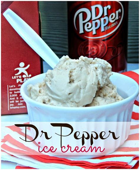 Pams Party And Practical Tips Dr Pepper Ice Cream Feature Of The Day