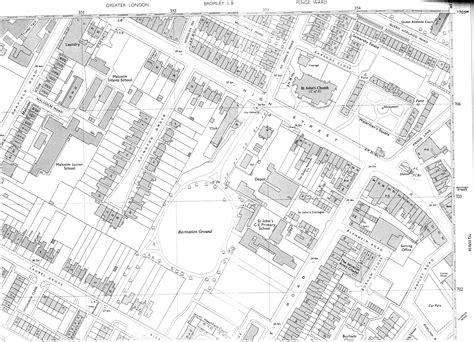 Maps Beckenham History
