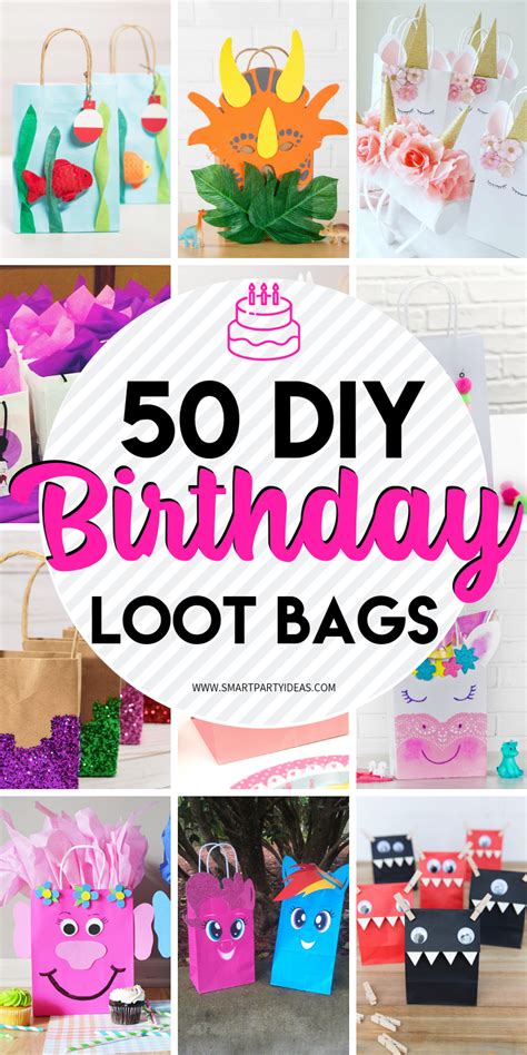 Kids bag ideas goody favors birthday goodie. 50 DIY Birthday Party Favor Gift Bags - Smart Party Ideas