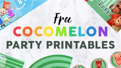 Free Printable Cocomelon Birthday Banner Cocomelon Birthday Banner