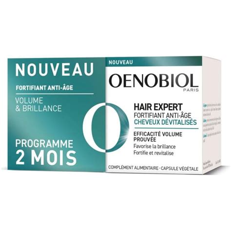 Oenobiol Hair Expert Anti âge Cheveux Dévitalisés 2x60 Capsules