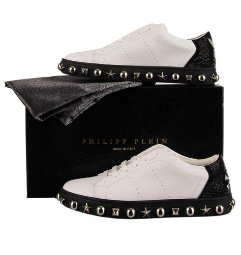 PHILIPP PLEIN PLAYBOY Low-Top Sneaker Schuhe Kristalle ...