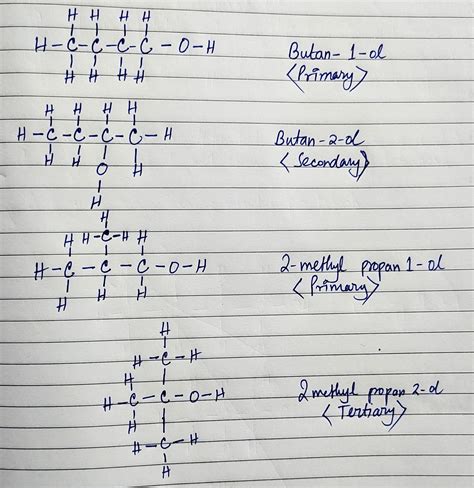 Draw Lewis Structures And Condensed Structural Formulas For The Four