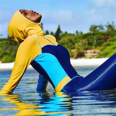 Halima On Instagram “sports Illustrated Rookie 🦋 ️ Burkini Season Is