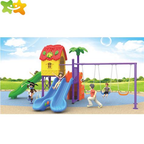 Durable Children Outdoor Plastic Playground Slide Multi Functional